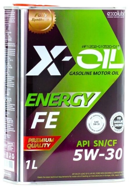 Моторное масло Синтетическое X-OIL ENERGY DEXOS1 5W-30 4 л купить,0