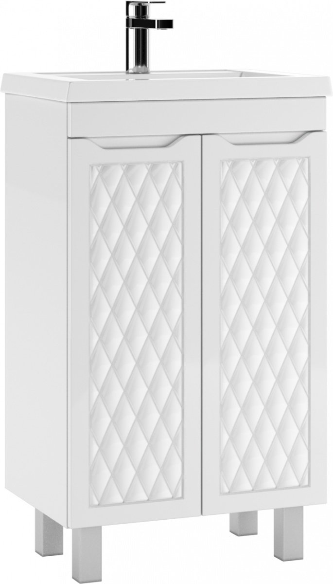 Тумба с раковиной KABINKA.KZ Andrea 50, 48.2x82x34.4 см, белый