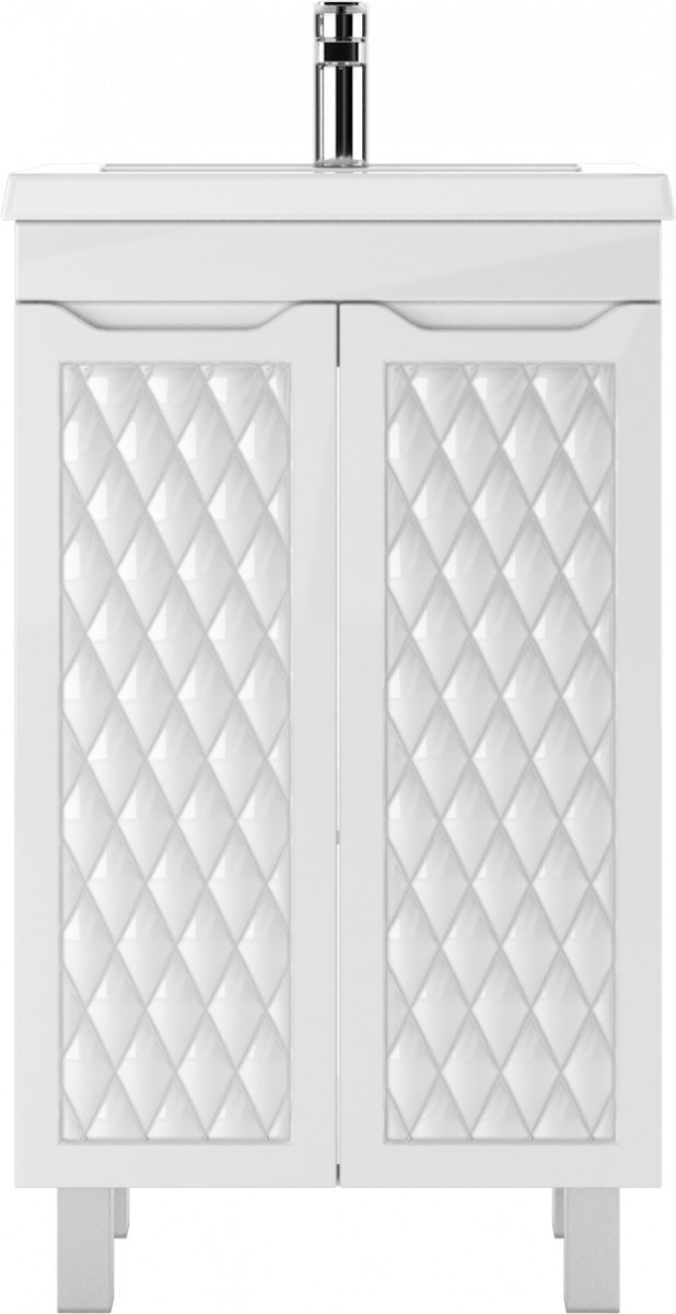 Тумба с раковиной KABINKA.KZ Andrea 50, 48.2x82x34.4 см, белый