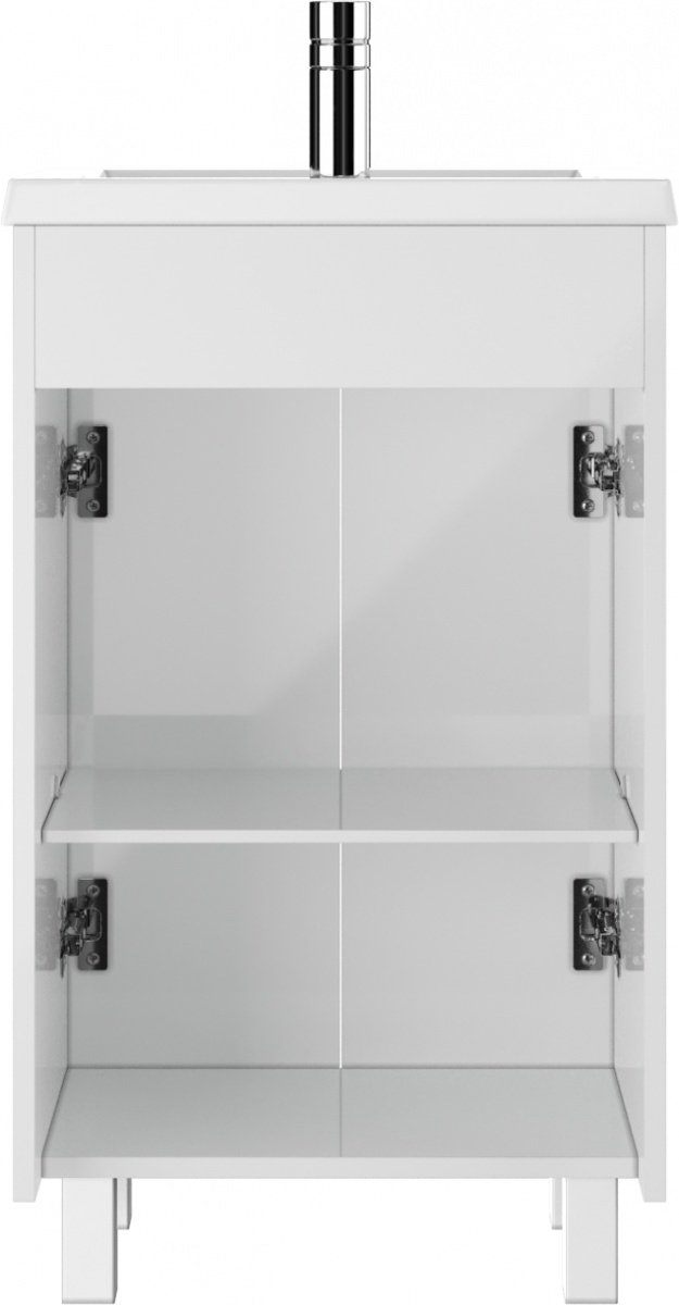 Тумба с раковиной KABINKA.KZ Andrea 50, 48.2x82x34.4 см, белый