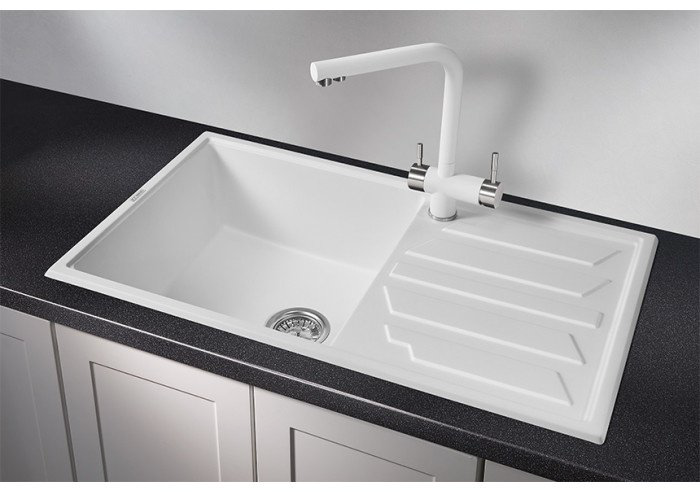Кухонная мойка GRANULA 8601 врезная 86х50х20 см, кварцевый песок купить,332300