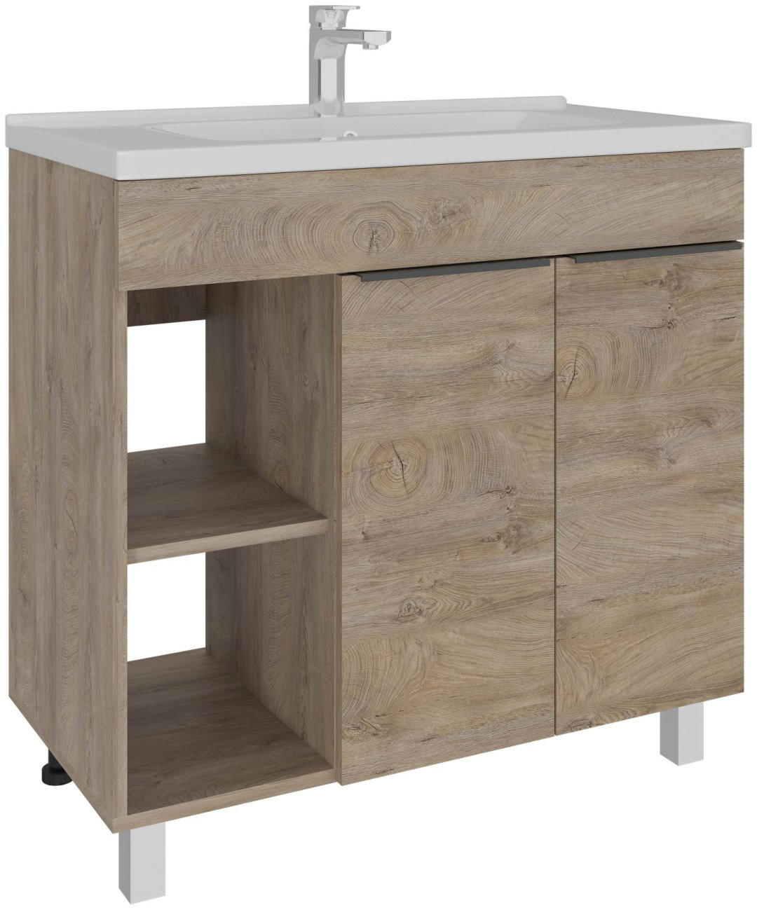 Тумба с раковиной AVK Кира 100x70x45см светло-коричневый купить,NaN