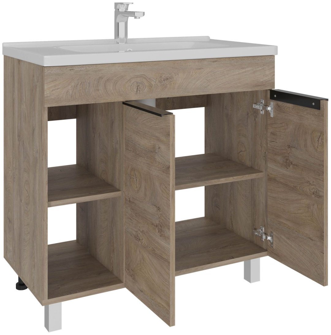 Тумба с раковиной AVK Кира 100x70x45см светло-коричневый купить,NaN