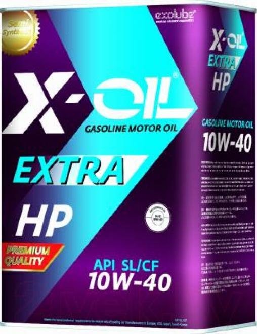Моторное масло Синтетическое X-OIL Extra 10W-40 4 л