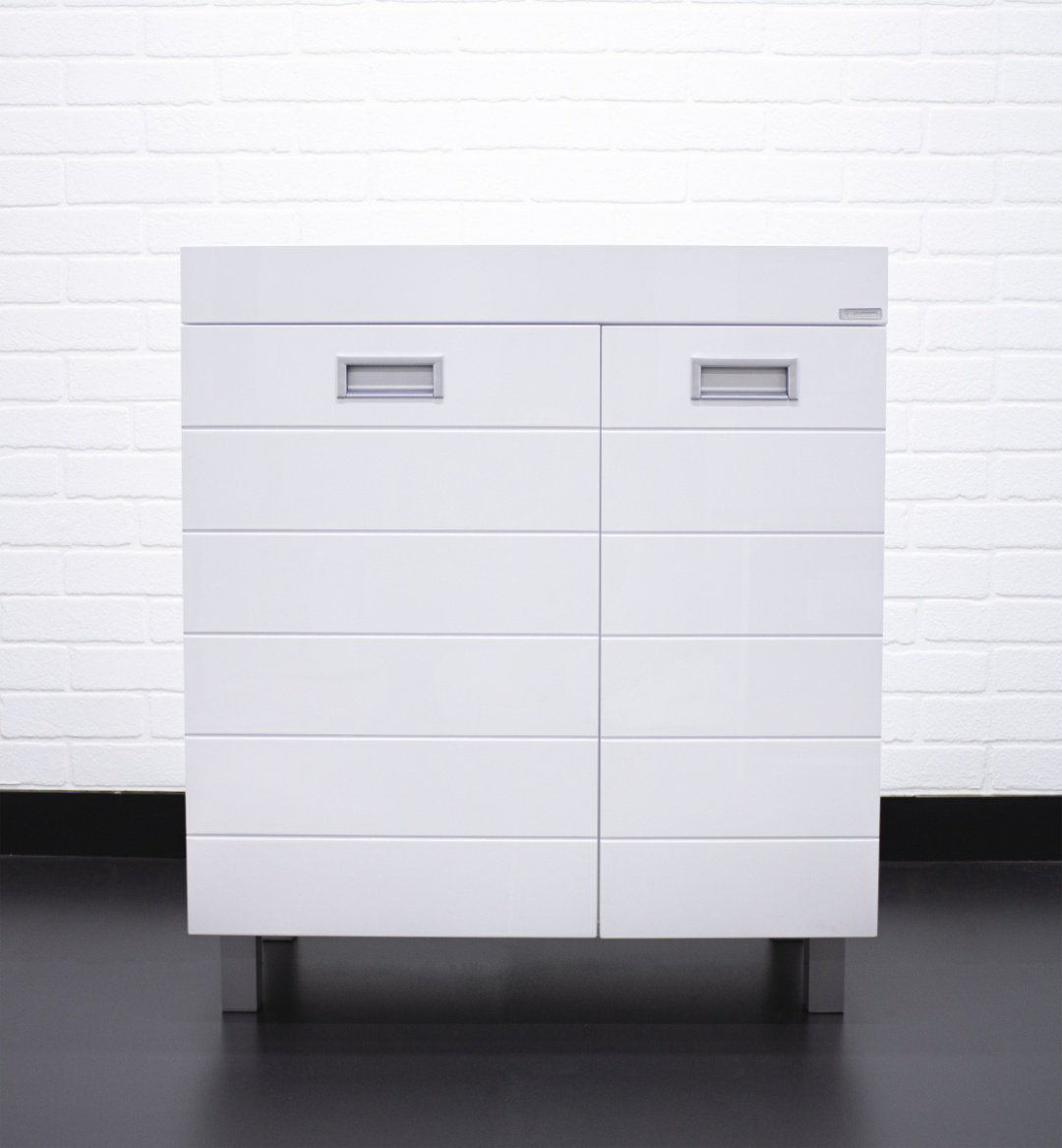 Тумба с раковиной KABINKA.KZ "Elen 75" Cube , 72.6x82x44 см, белый купить,NaN