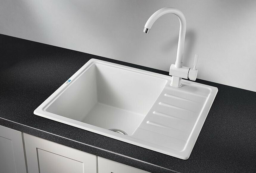 Кухонная мойка GRANULA 5803 врезная 58х50х20 см, кварцевый песок - ForteMarket Кухонная мойка GRANULA 5803 врезная 58х50х20 см, кварцевый песок купить,0