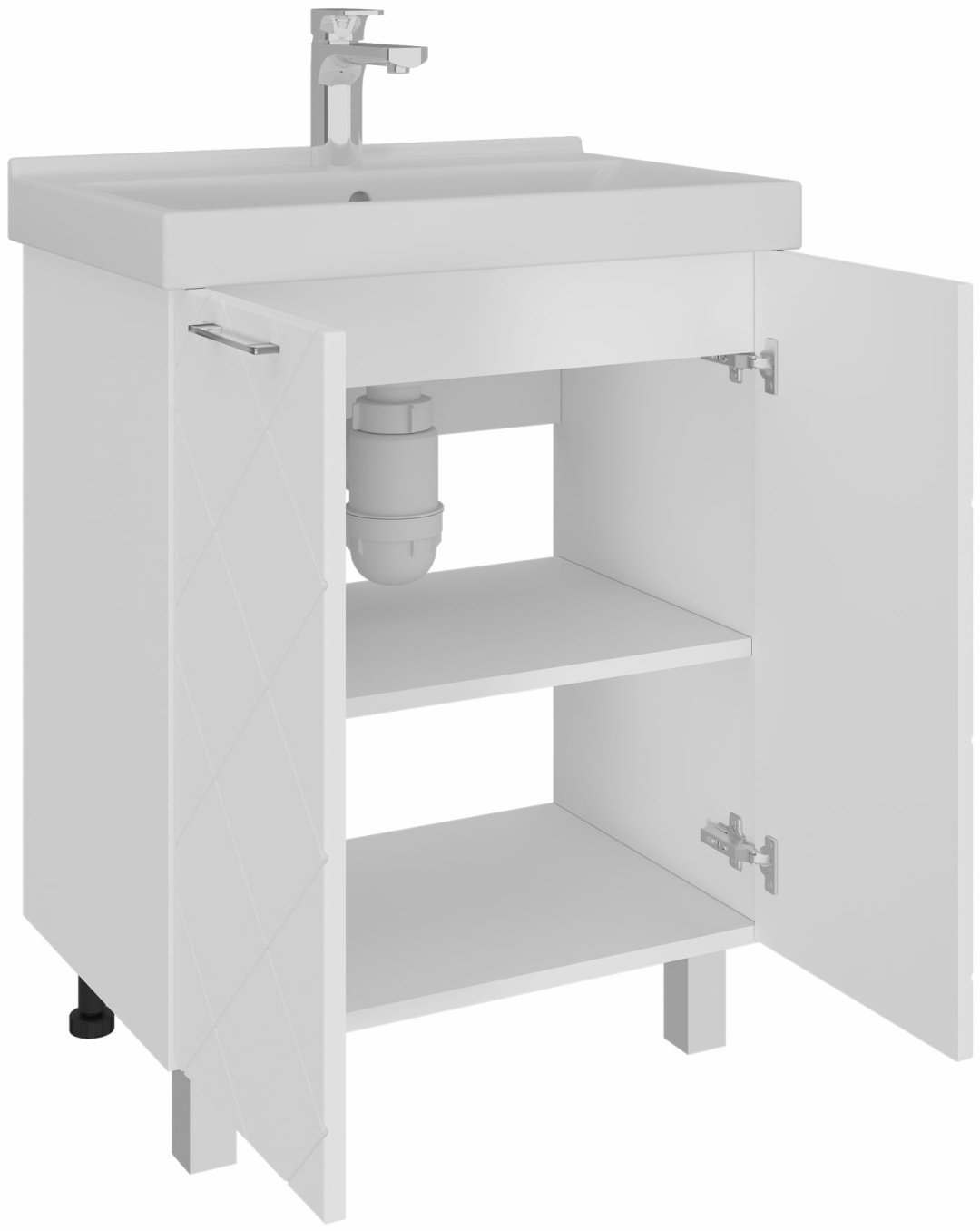 Тумба с раковиной AVK ТР 2Двери 50 Астра 50x70x40см белый купить,NaN
