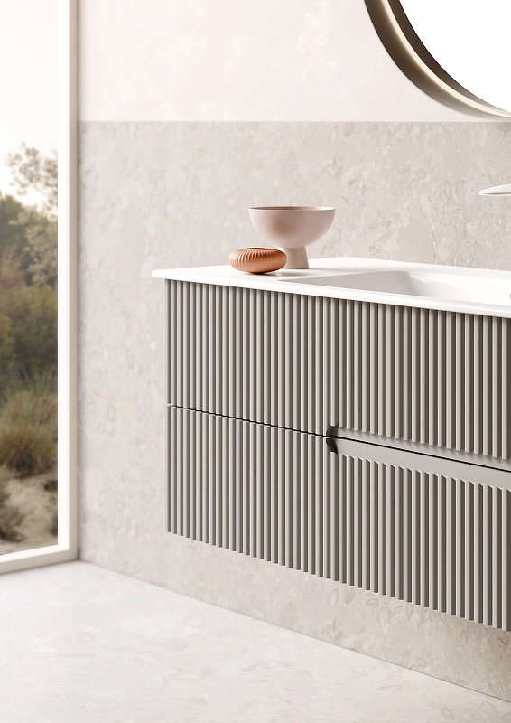 Тумба с раковиной Moonlight 70 5001496, 71x51x51 см, бежевый