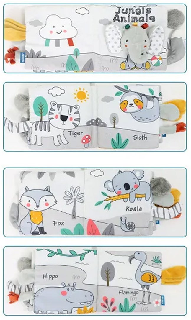 Книжка-игрушка Kinda Book Джунгли купить,0