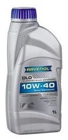 Моторное масло Полусинтетическое RAVENOL DLO 10W-40 1 л