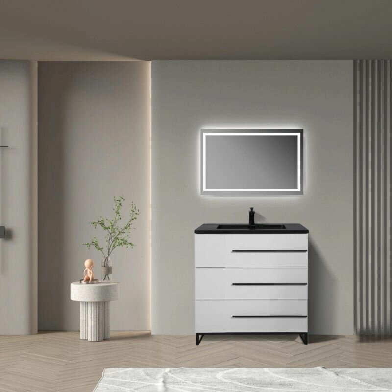 Тумба с раковиной Bella-T75 75x77.5x48 см белый купить,NaN