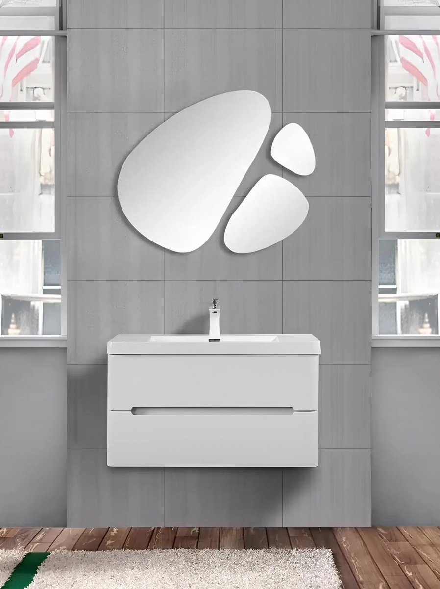 Тумба с раковиной River80, 80x55x48 см, белый