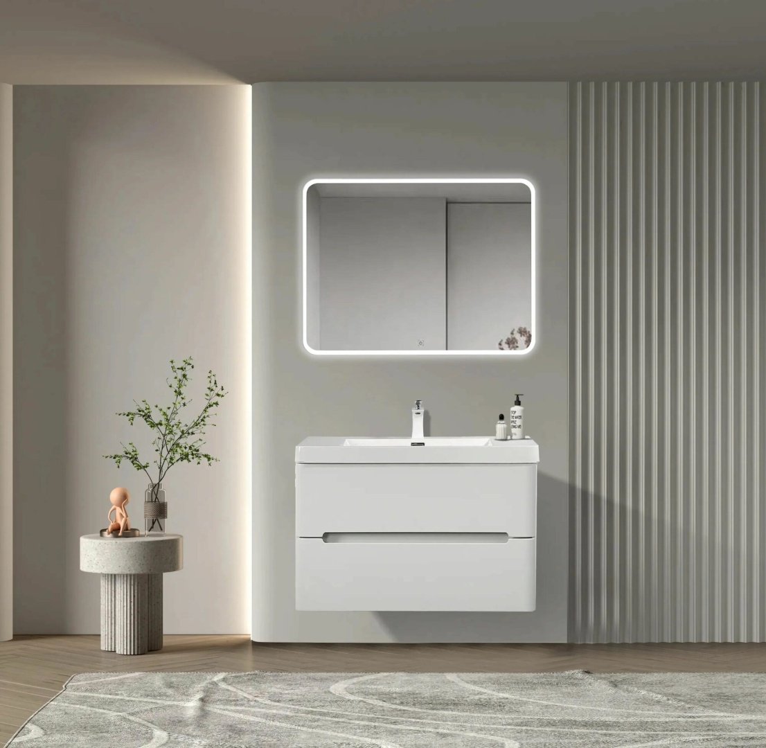 Тумба с раковиной River80, 80x55x48 см, белый