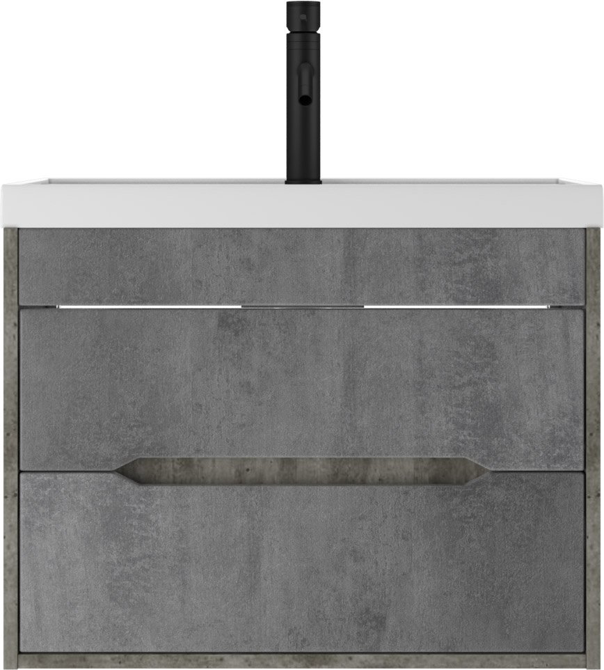 Тумба с раковиной KABINKA.KZ "Bazis 70" Loft В2 , 69x51x44.5 см, серый купить,NaN