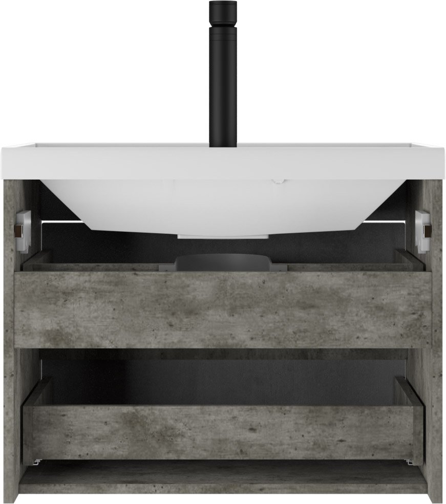 Тумба с раковиной KABINKA.KZ "Bazis 70" Loft В2 , 69x51x44.5 см, серый купить,NaN