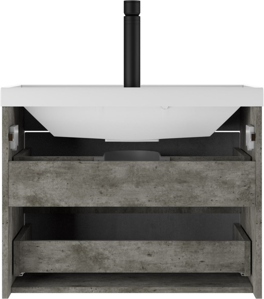 Тумба с раковиной KABINKA.KZ "Bazis 70" Loft В2 , 69x51x44.5 см, серый купить,NaN