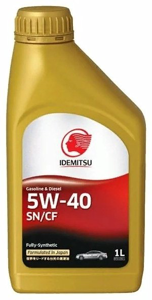 Моторное масло Синтетическое IDEMITSU Fully Synthenic 5W-40 1 л купить,15200