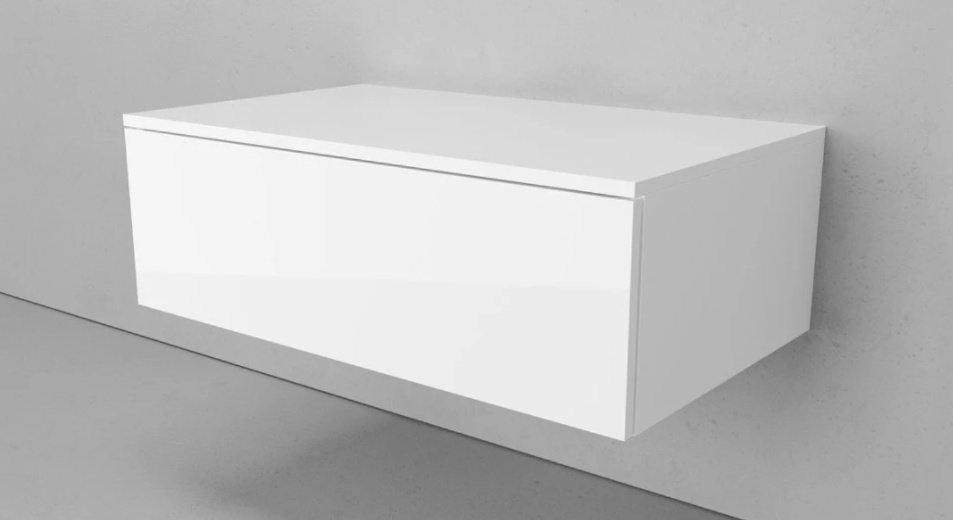 Тумба без раковины KABINKA.KZ UNIT 800-0-1, 80x27x48 см, белый