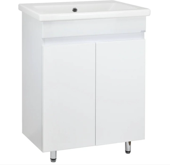Тумба с раковиной Kabinka.kz Евгения 56.5x80x42.4см белый купить,NaN