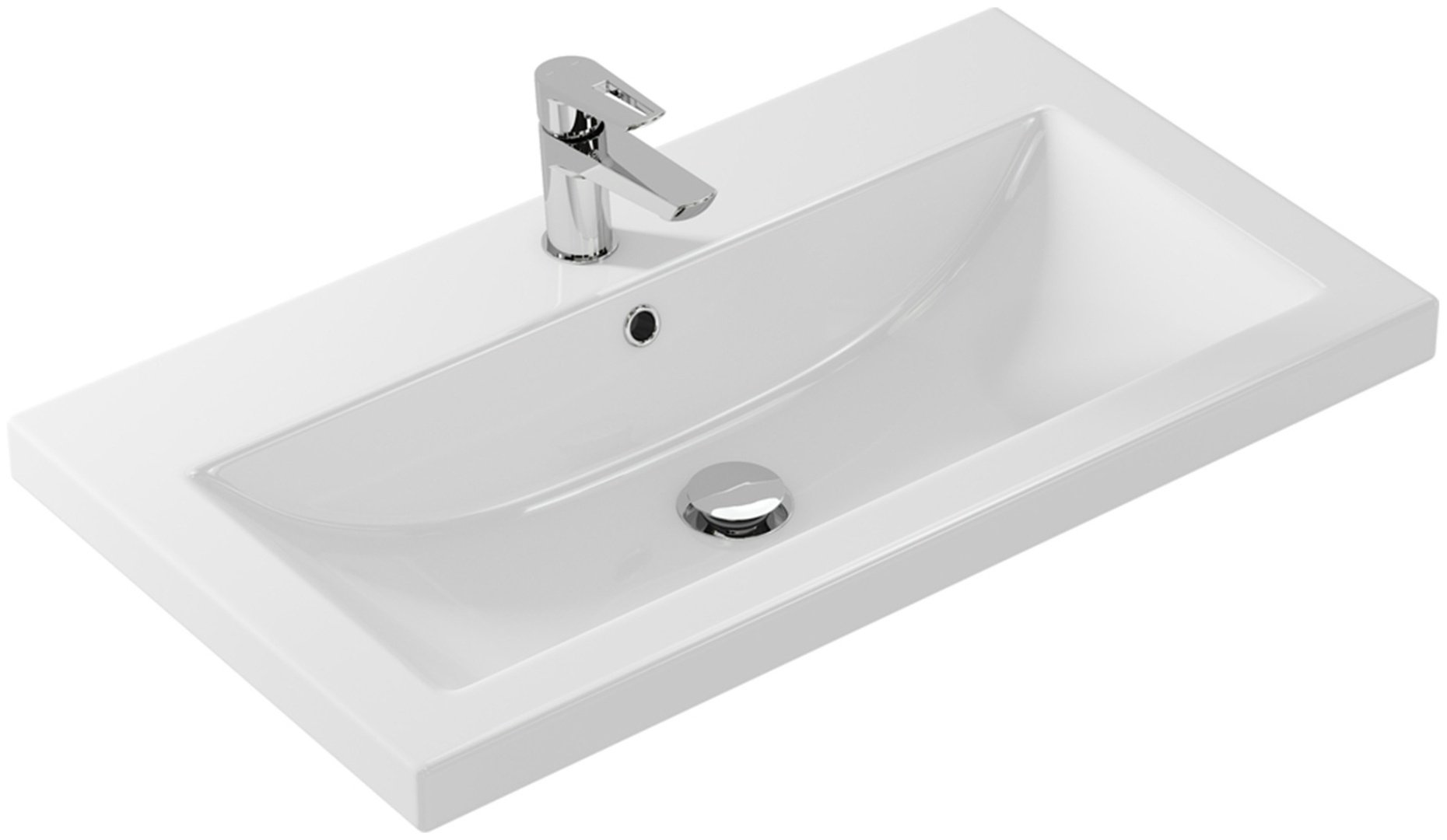 Тумба с раковиной KABINKA.KZ Корпус 80, 80x80x44.9 см, белый купить,NaN