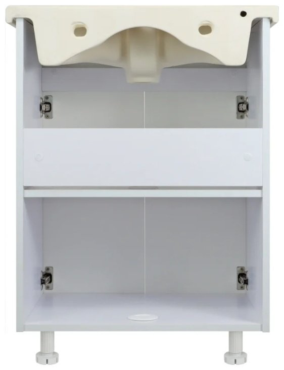 Тумба с раковиной Kabinka.kz Евгения 56.5x80x42.4см белый купить,NaN
