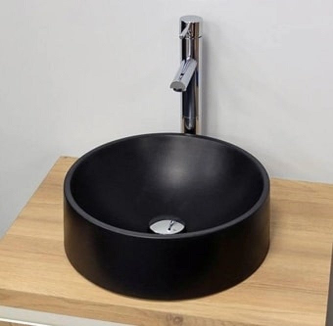 Тумба с раковиной KABINKA.KZ Эвелин, 60x60x45 см, белый, серый