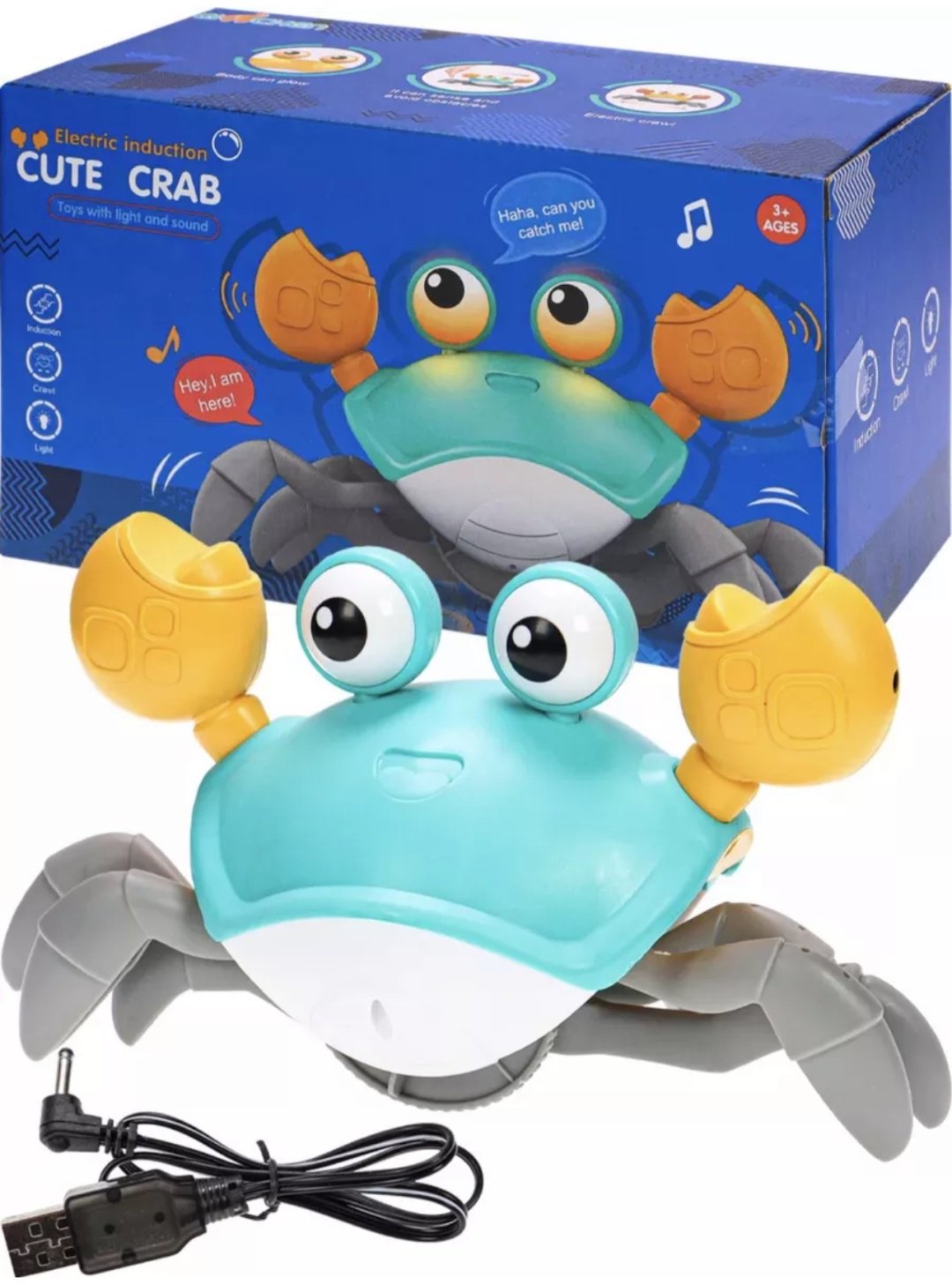 Интерактивная игрушка M&amp;K Крабик купить,0
