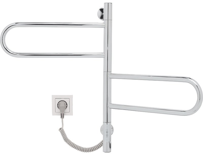 Полотенцесушитель Vincea электрический VTD-1R1CE, нестандартный 44x60 см