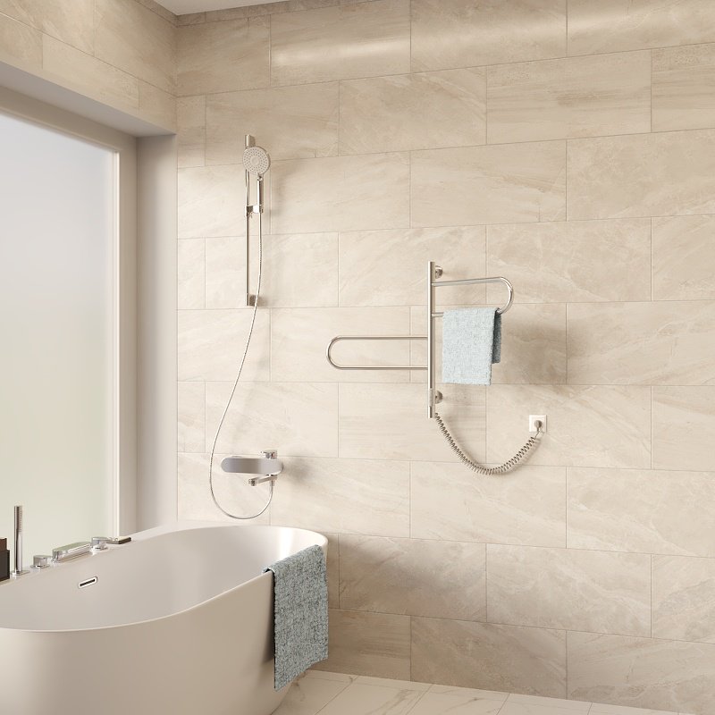 Полотенцесушитель Vincea электрический VTD-1R1CE, нестандартный 44x60 см