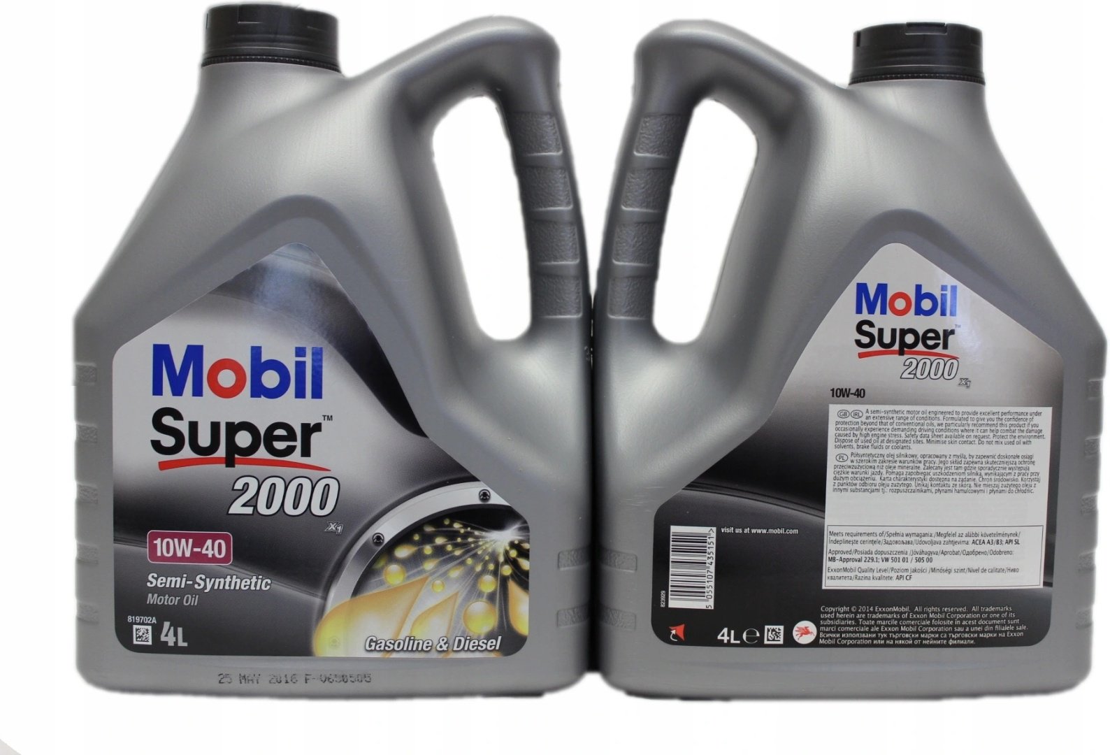 Моторное масло Полусинтетическое MOBIL Super 2000 X1 10W-40 4 л купить,0