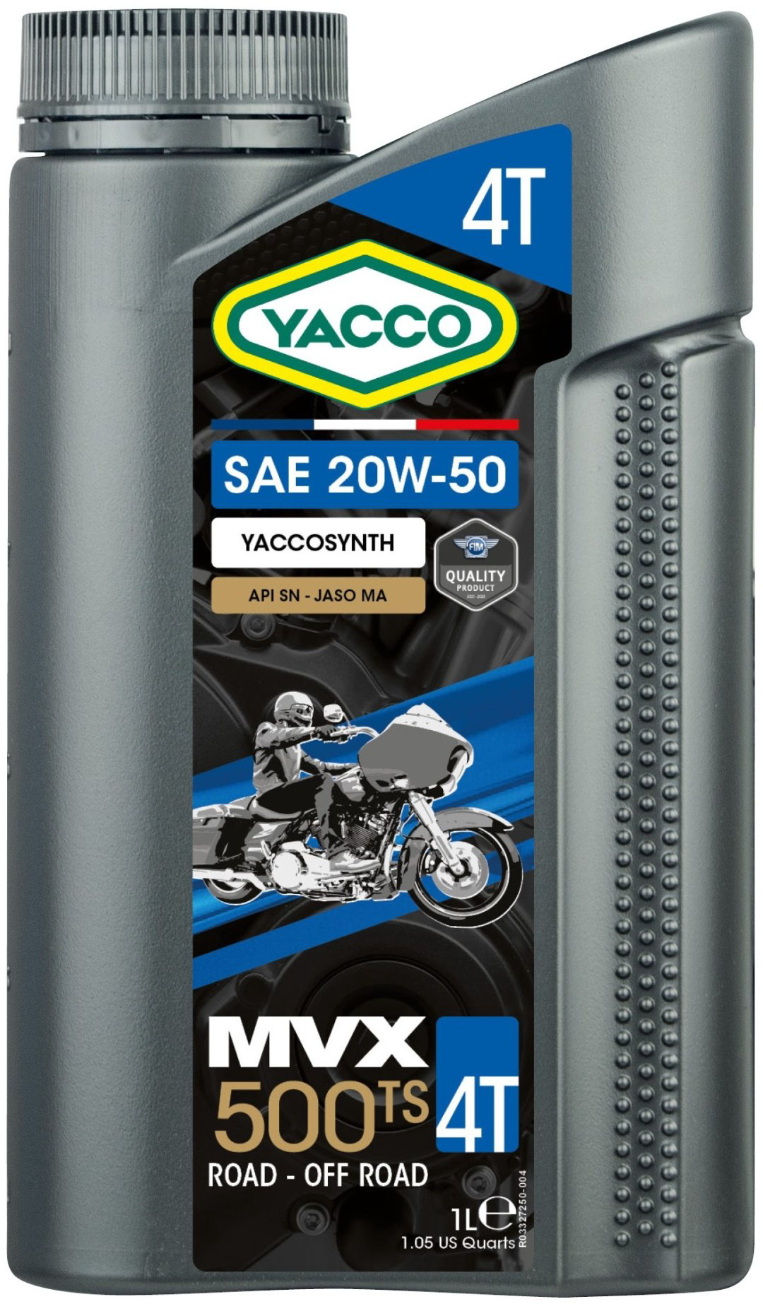 Моторное масло Полусинтетическое Yacco MVX 500 TS 4T 20W-50 1 л купить,NaN