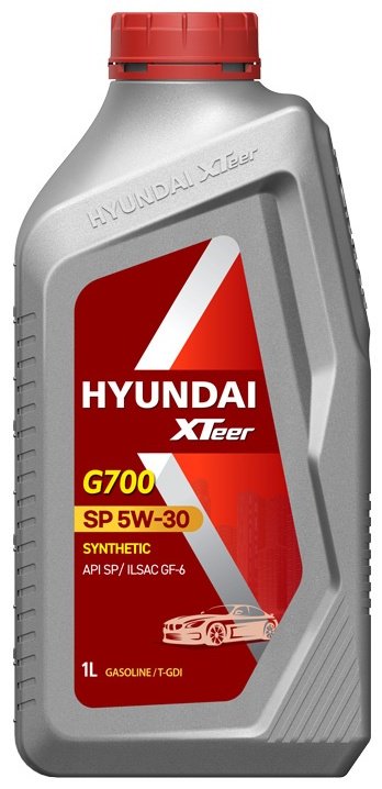 Моторное масло Синтетическое Hyundai XTeerG700 5W-30 1 л