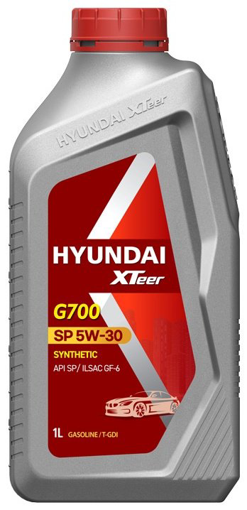 Моторное масло Синтетическое Hyundai XTeerG700 5W-30 1 л купить,NaN