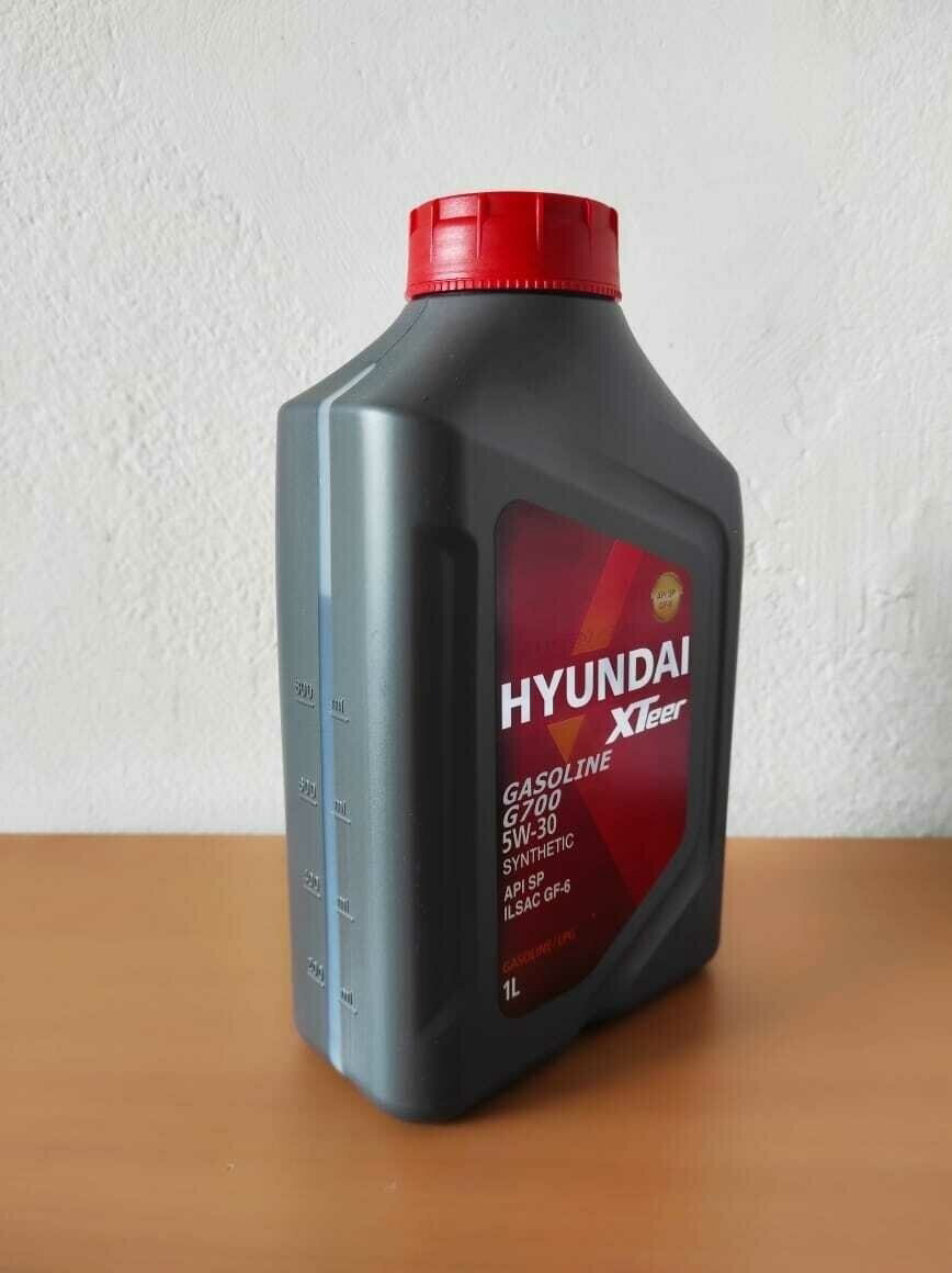 Моторное масло Синтетическое Hyundai XTeerG700 5W-30 1 л купить,NaN