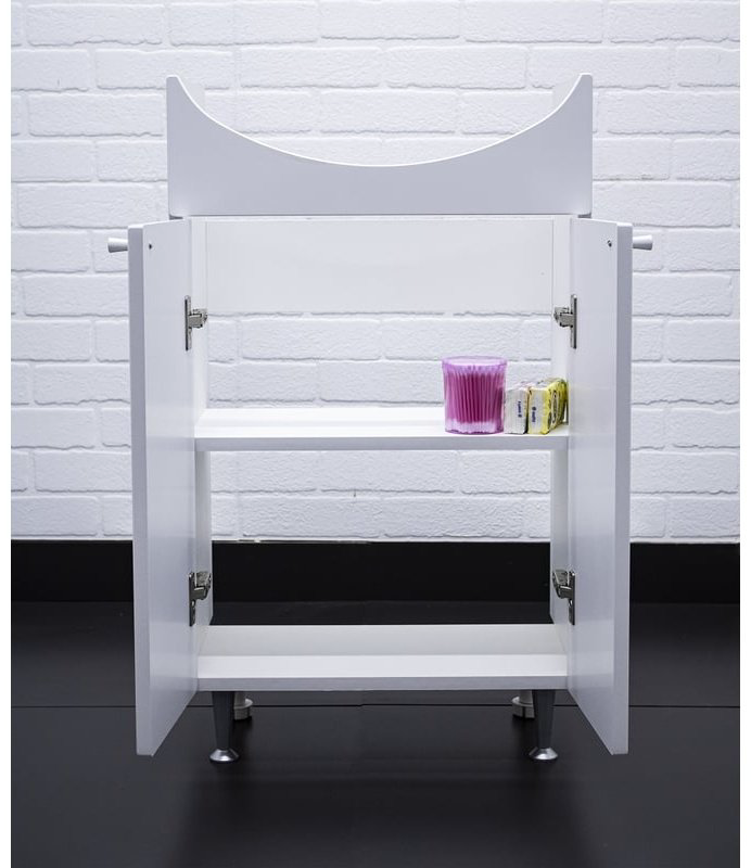 Тумба с раковиной Kabinka.kz DP2601T 48.8x82x30см белый купить,NaN