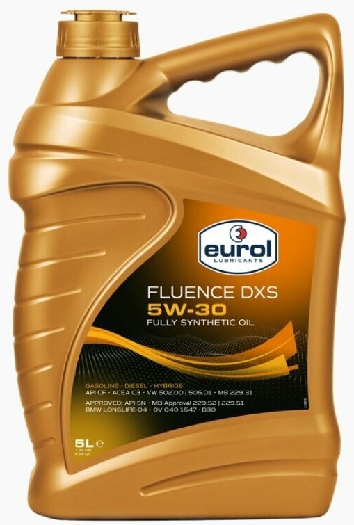 Моторное масло Синтетическое EUROL Fluence DXS 5W-30 5 л