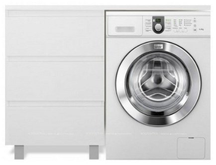 Тумба с раковиной KABINKA.KZ ФР-00002300, 50x86x47.6 см, белый