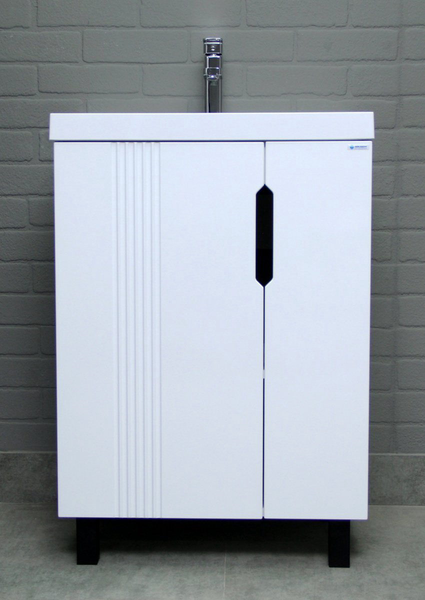 Тумба с раковиной Kabinka.kz Адай 59x71.6x44.5 см белый купить,NaN