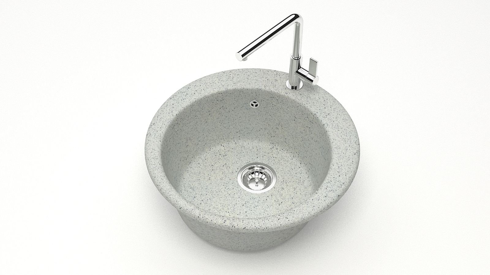 Кухонная мойка Maxstone T030Q010 47x18 см серый
