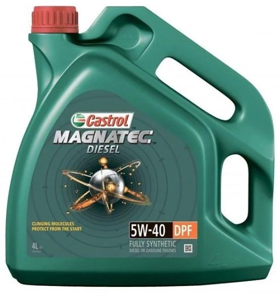 Моторное масло Синтетическое Castrol DPF Magnatec Diesel 5W-40 4 л