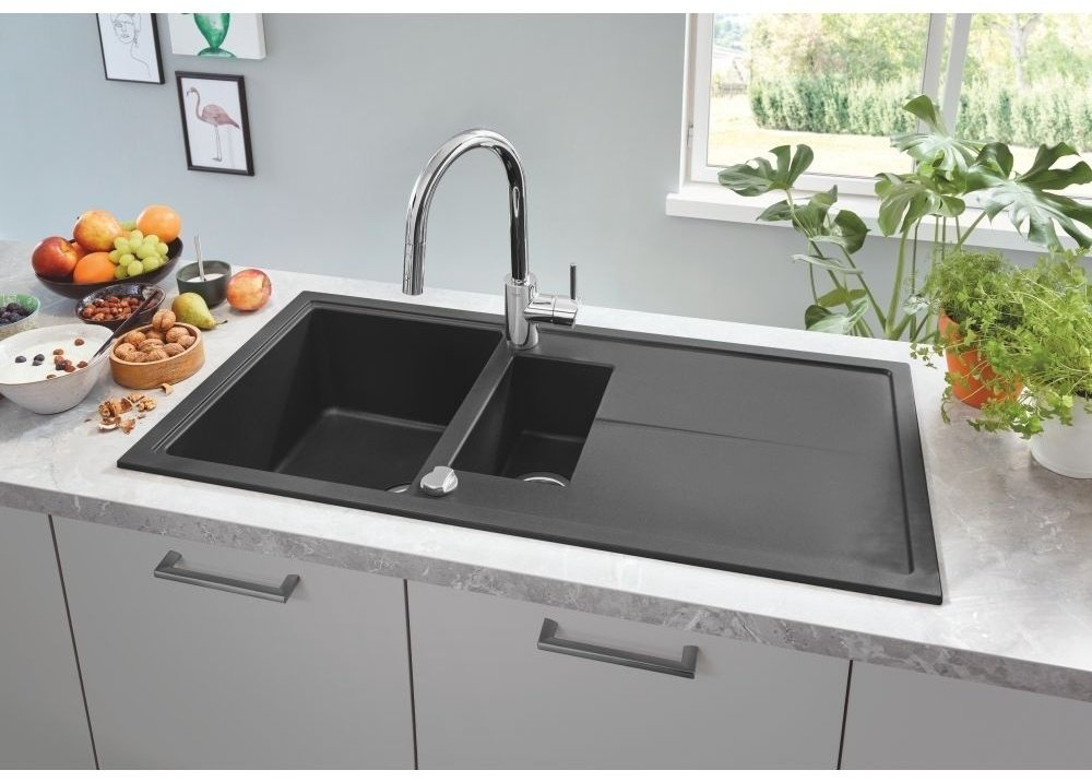 Кухонная мойка Grohe 31642AP0 черный купить,284800