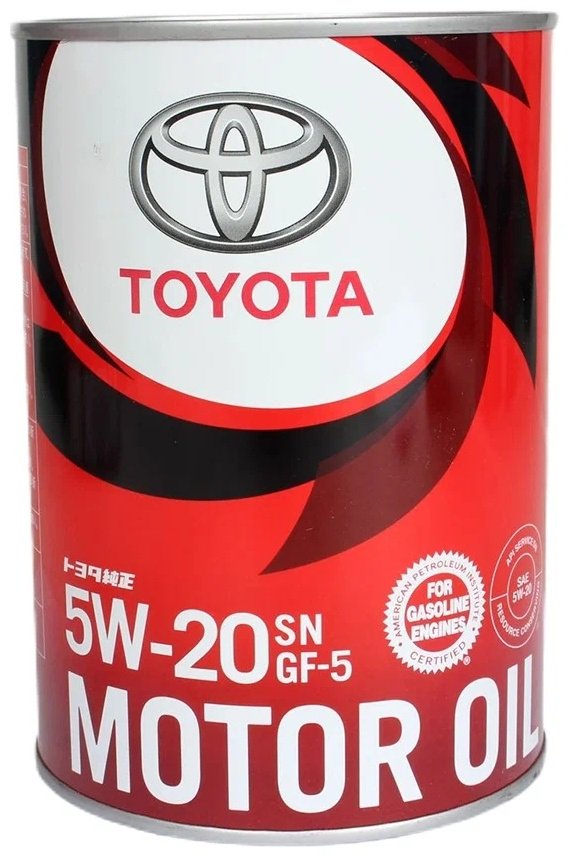 Моторное масло Синтетическое Toyota SP/SN 5W-20 1 л