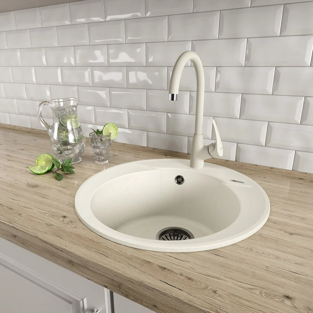 Кухонная мойка Lemark SULA 500 врезная 50х50х18 см, кварцевый песок купить,77070