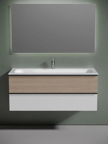 Тумба без раковины KABINKA.KZ DL120W , 119.5x50x44.5 см, белый, коричневый - ForteMarket Тумба без раковины KABINKA.KZ DL120W , 119.5x50x44.5 см, белый, коричневый купить,NaN