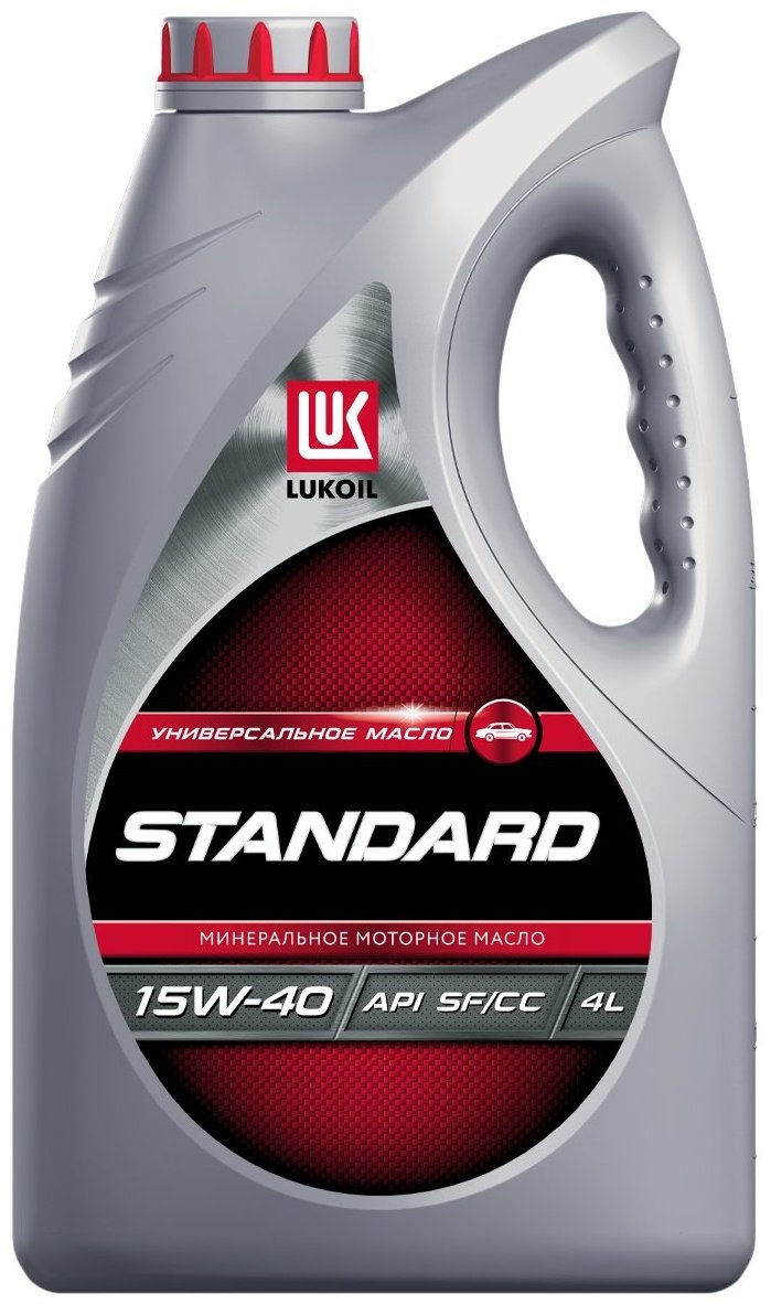Моторное масло Минеральное ЛУКОЙЛ STANDART 15W-40 4 л