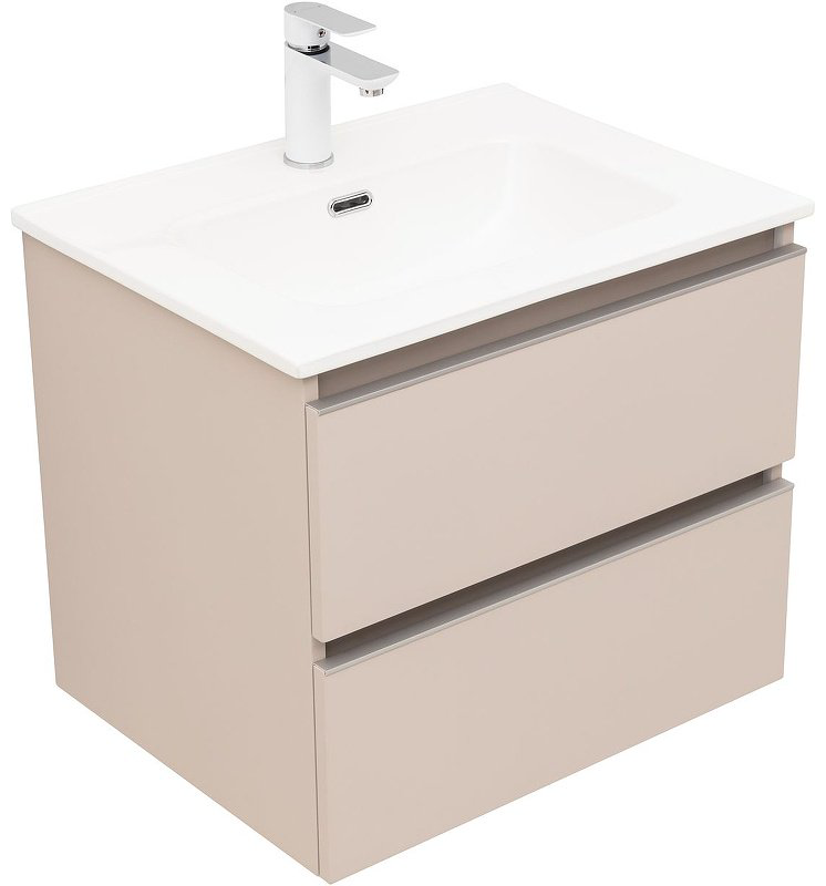 Тумба с раковиной Kabinka.kz Вега 60 329583 58.2x50.2x46.5см бежевый купить,NaN