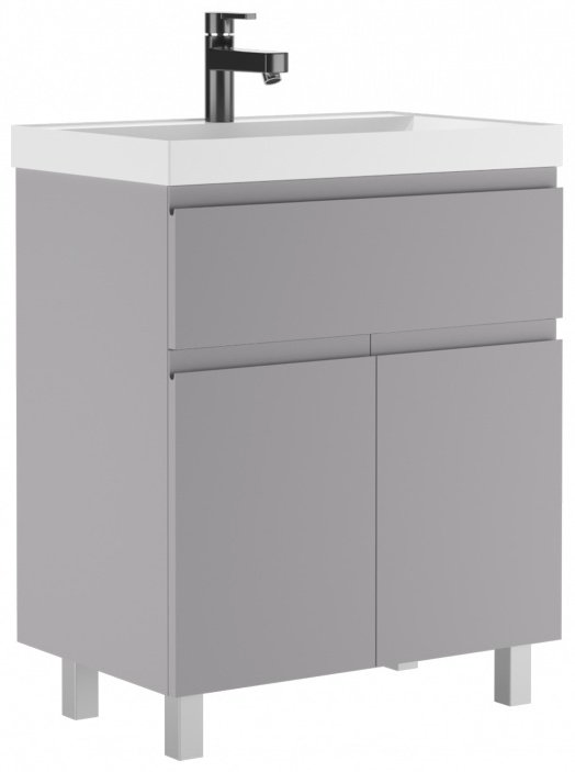Тумба с раковиной Kabinka.kz Байтерек 69x71.6x42.6см светло-серый купить,NaN