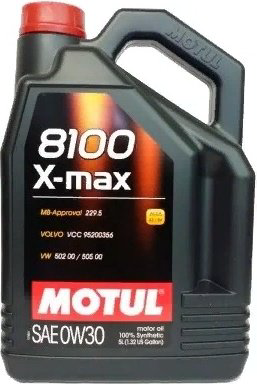 Моторное масло Синтетическое Motul 8100 X-max 0W-30 5 л купить,NaN