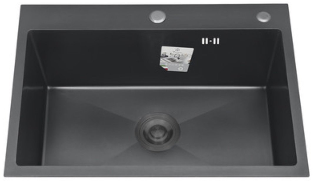 Кухонная мойка Diadonna DS6050B врезная 50х60х20 см, нержавеющая сталь