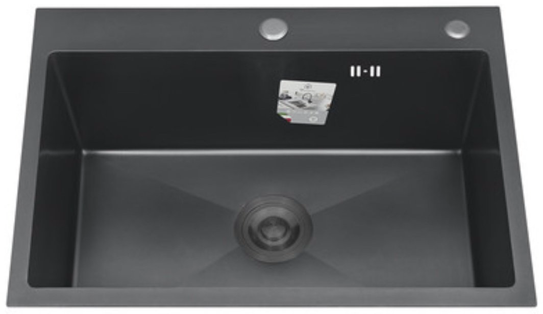 Кухонная мойка Diadonna DS6050B врезная 50х60х20 см, нержавеющая сталь купить,74900